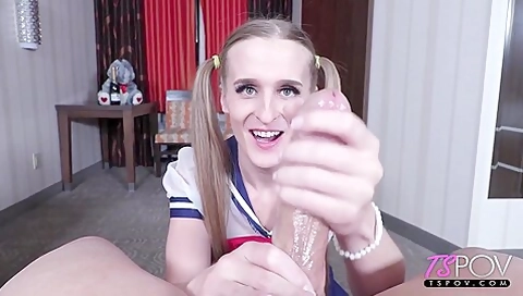 Rachel Nova – Blonde Cosplay Cutie Sucks Cock